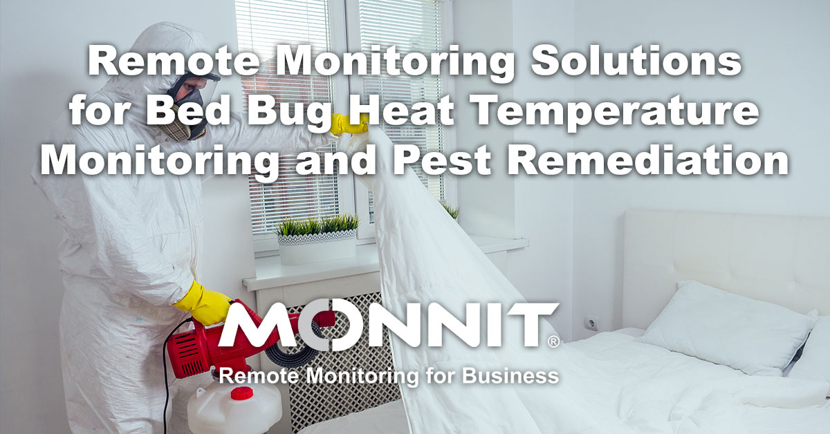 Remote Cellular Bed Bug Heat Temperature Monitoring System