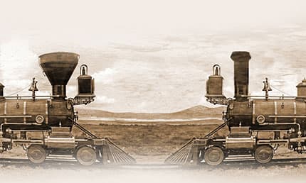 driving of the golden spike trains meeting at golden spike