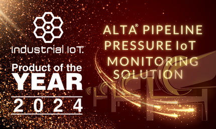IIoT Award for ALTA Pipeline Pressure IoT Monitoring Solution
