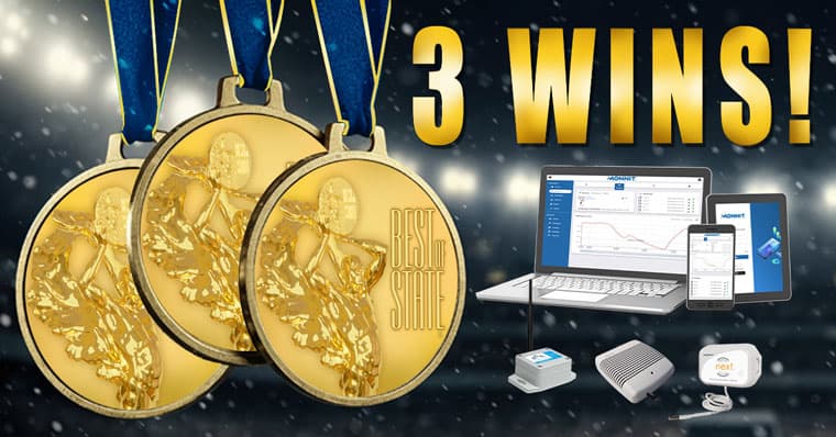 Monnit Wins Three Best of State Awards