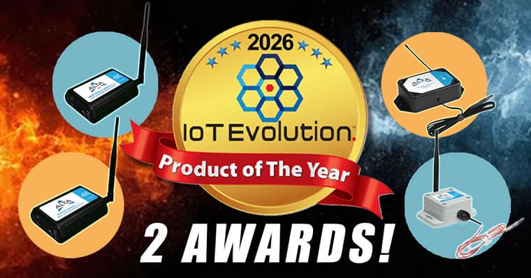 Monnit wins two 2026 IoT Evolution Product of the Year Awards for temperature sensors and Ethernet g