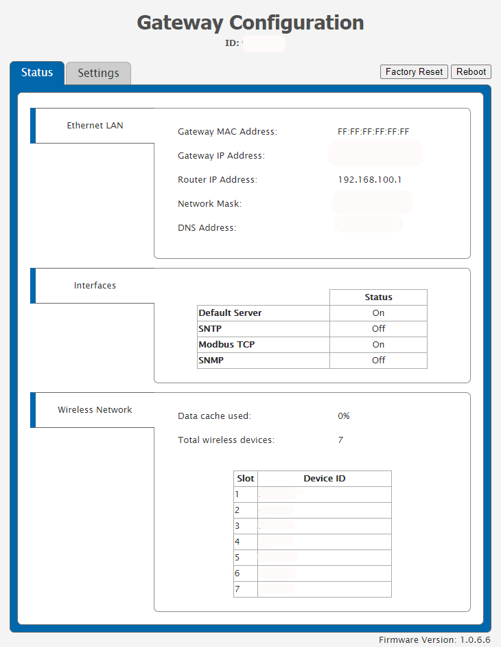 EGW4 - Miscellaneous Configurations