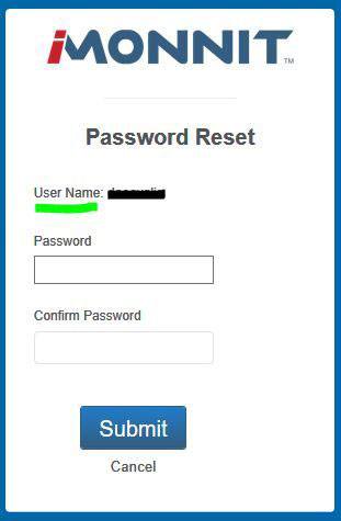 Recovery - Username and Reset Password