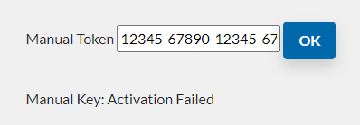 Activation Failed