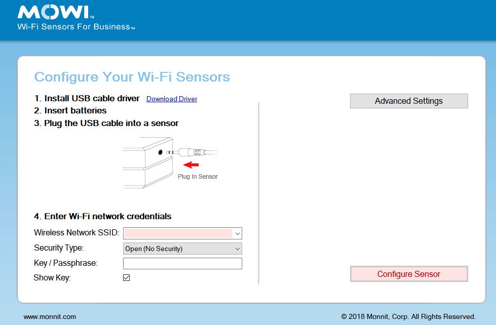 Plug In Sensor