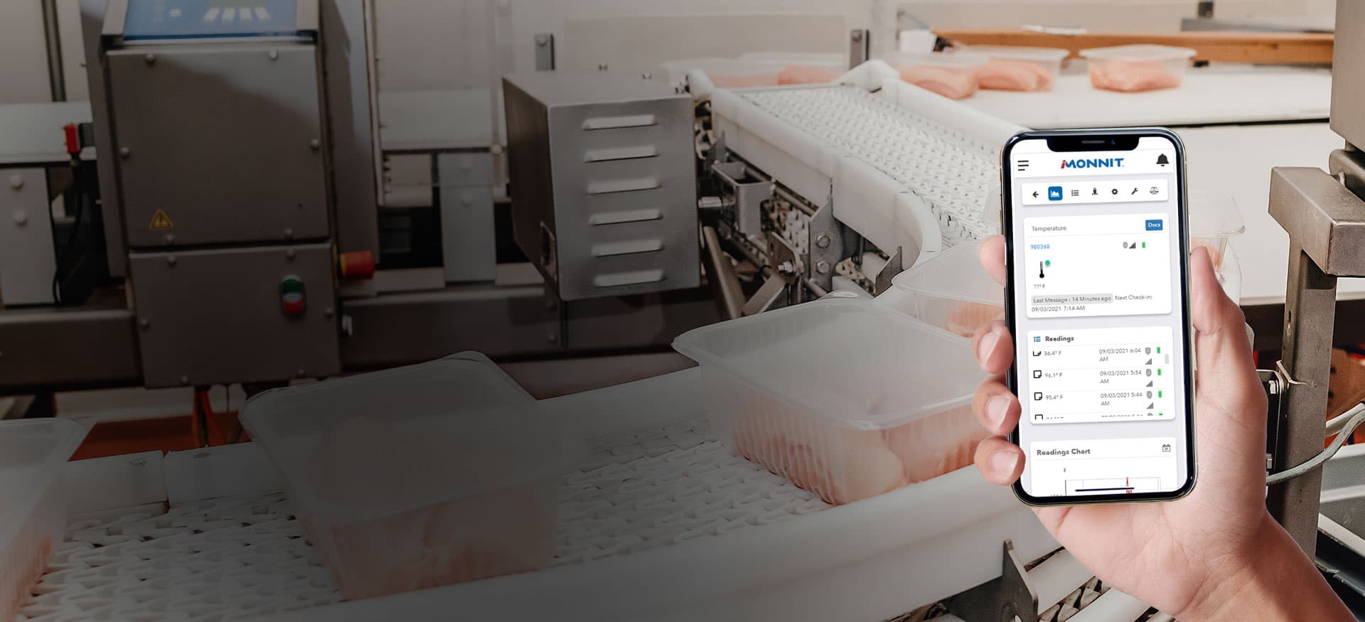 food production temperature monitoring